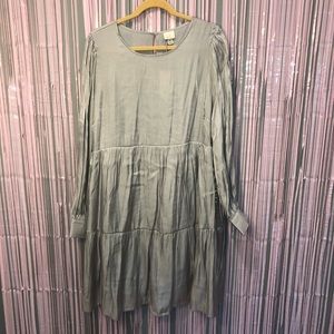 Long Sleeve Shimmer Dress